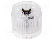 Module: light signaller; white; LED; 24VDC; IP65; Ø60x50mm; LR6 PATLITE