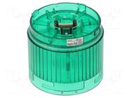Module: light signaller; green; LED; 24VDC; IP65; Ø60x50mm; LR6 PATLITE