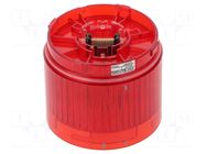 Module: light signaller; red; LED; 24VDC; IP65; Ø60x50mm; LR6 PATLITE