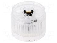 Module: light signaller; white; LED; 24VDC; IP65; Ø70x50mm; LR7 PATLITE