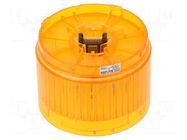 Module: light signaller; amber; LED; 24VDC; IP65; Ø70x50mm; LR7 PATLITE