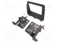 Radio frame; Kia; 2 DIN; matt black METRA