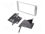 Radio frame; Hyundai; 2 DIN; silver METRA