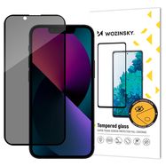 Wozinsky Privacy Glass tempered glass for iPhone 16e / 14 / 13 / 13 Pro with Anti Spy privacy filter, Wozinsky