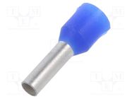 Tip: bootlace ferrule; insulated; copper; 2.5mm2; 8mm; tinned; blue BM GROUP