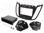 Radio frame; Ford; 1 DIN,2 DIN; matt black METRA