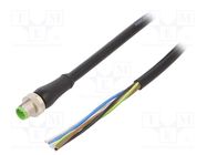 Connecting cable; male; 7000 Power; IP67; 63VAC; 63VDC; 12A; 1.5m MURR ELEKTRONIK
