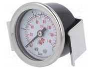 Manometer; 0÷10bar; non-aggressive liquids,inert gases; 40mm PNEUMAT