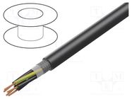 Wire; ÖLFLEX® ROBUST 215C; 5G0.5mm2; black; 300V,500V; CPR: Fca LAPP