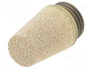 Sound suppression silencer; Thread: G 1/4"; sintered bronze PNEUMAT