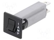 Fuse: thermal; 1A; Imax: 1kA; 125V,250V; 32VDC; 18.7x18.7x39.5mm OPTIFUSE