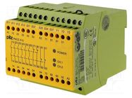 Module: safety relay; Usup: 24VDC; Contacts: NC x4 + NO x6; IN: 2 PILZ