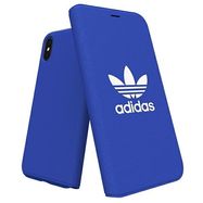 Adidas Booklet Case Canvas iPhone X/Xs blue/niebieski 30279, Adidas