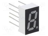 Display: LED; 7-segment; 8mm; 0.32"; No.char: 1; red; 26mcd; anode OPTOSUPPLY