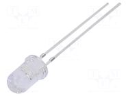 LED; UV; 30°; 20mA; P: 225mW; 370÷380nm; 12VDC; THT OPTOSUPPLY