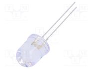 LED; 10mm; white cold; 7000mcd; 30°; Front: convex; 3÷13VDC OPTOSUPPLY