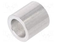 Spacer sleeve; 12mm; cylindrical; aluminium; Out.diam: 12mm DREMEC