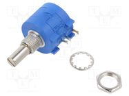 Potentiometer: shaft; multiturn; 1kΩ; 2W; ±5%; 6.3mm; linear SR PASSIVES