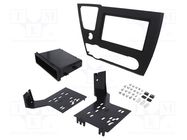 Radio frame; Honda; 1 DIN; matt black 