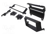 Radio frame; BMW; 2 DIN; matt black 