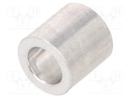 Spacer sleeve; 10mm; cylindrical; aluminium; Out.diam: 10mm DREMEC