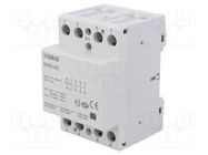 Contactor: 4-pole installation; 40A; 230VAC,220VDC; NO x4 ISKRA