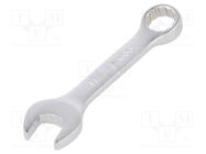 Wrench; combination spanner; 14mm; Chrom-vanadium steel; short KING TONY