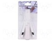 Stand; white; smartphone,tablet GEMBIRD