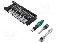 Kit: general purpose; inch; 39pcs. WERA