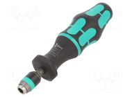 Screwdriver: torque; adjustable; 155mm; 0.3÷1.2Nm; 1/4" WERA