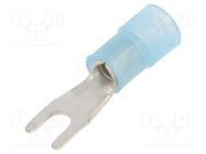 Tip: fork; M3; Ø: 3.2mm; 1.5÷2.5mm2; crimped; for cable; insulated BM GROUP