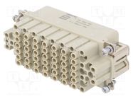 Connector: HDC; contact insert; female; Han® DDD; PIN: 107; 107+PE 