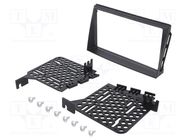 Radio frame; Hyundai; 2 DIN; black ACV