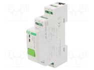 Relay: installation; bistable,impulse; NO; for DIN rail mounting F&F