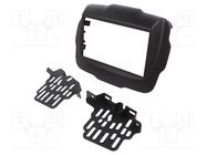 Radio frame; Jeep; 2 DIN; black ACV