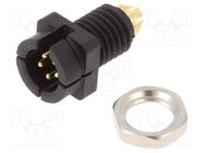 Connector: circular; 709,719; 60V; PIN: 5; socket; male; soldering BINDER