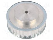 Belt pulley; AT10; W: 25mm; whell width: 40mm; Ø: 93.65mm; aluminium OPTIBELT