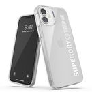 SuperDry Snap iPhone 12 mini Clear Case white / white 42593, SuperDry