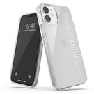 SuperDry Snap iPhone 12 mini Clear Case srebrny/silver 42590, SuperDry