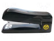 ESD; ABS; black; <1MΩ; 130x35x55mm; Office Equipment: stapler EUROSTAT GROUP