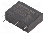 Relay: electromagnetic; SPST-NO; Ucoil: 5VDC; 5A; 5A/277VAC; AZ9371 ZETTLER