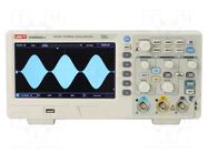 Oscilloscope: digital; Ch: 2; 50MHz; 500Msps; 64kpts; 2n÷50s/div UNI-T