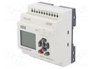 Programmable relay; IN: 8; Analog in: 4; OUT: 4; OUT 1: relay; FLC F&F