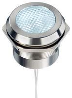 LED PANEL INDICATOR, 30MM, WHT, 24V