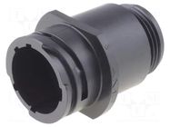 Connector: circular; plug; male; PIN: 9; w/o contacts; CPC Series 1 TE Connectivity