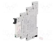 Relay: interface; SPDT; Ucoil: 24VAC,24VDC; for DIN rail mounting CABUR