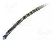 Braid; ØBraid : 8÷11nom.8mm; copper,polyester; UL94V-2; Size: 8 HELLERMANNTYTON