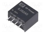 Converter: DC/DC; 2W; Uin: 5V; Uout: 24VDC; Iout: 84mA; SIP; 70kHz; THT XP POWER