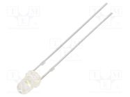 LED; 3mm; white cold; 1120÷1560mcd; 30°; Front: convex; 2.8÷3.4V OPTOSUPPLY