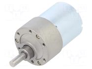 Motor: DC; with gearbox; 12÷24VDC; 3A; Shaft: D spring; 1000rpm POLOLU